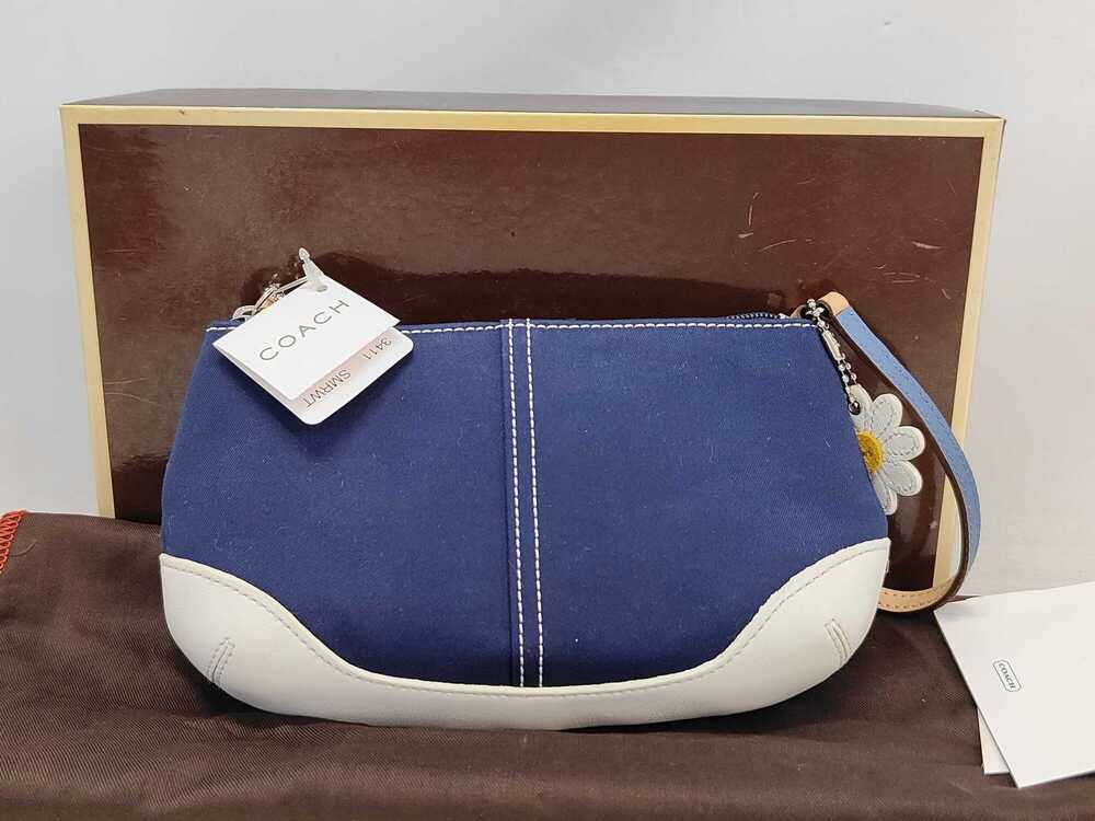Coach Hamptons Daisy Small Canvas Hobo Pouch Bag (Model 4431)